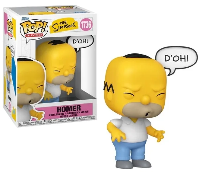 Funko Pop! Television: The Simpsons: Homer "D'Oh!" (1736)
