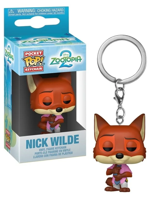 DISNEY - ZOOTOPIA 2 - Pocket Pop Keychain - Nick Wilde