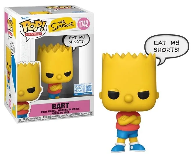 Funko Pop! Television: The Simpsons: Bart "Eat my shorts!" (1742)