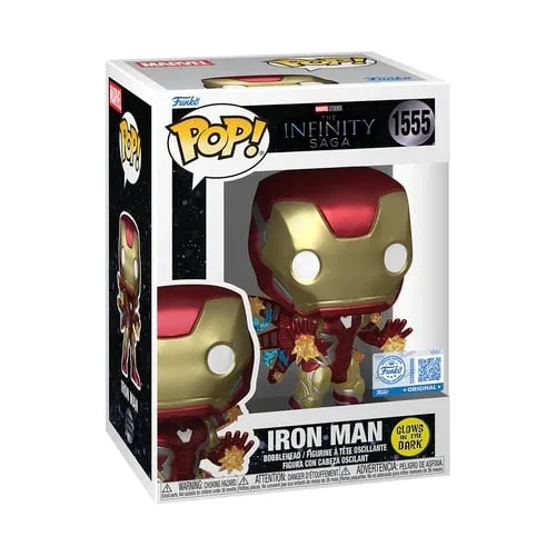 Funko Pop! Marvel - INFINITY SAGA - Iron Man with Beams (GITD) (1555) - Afbeelding 2