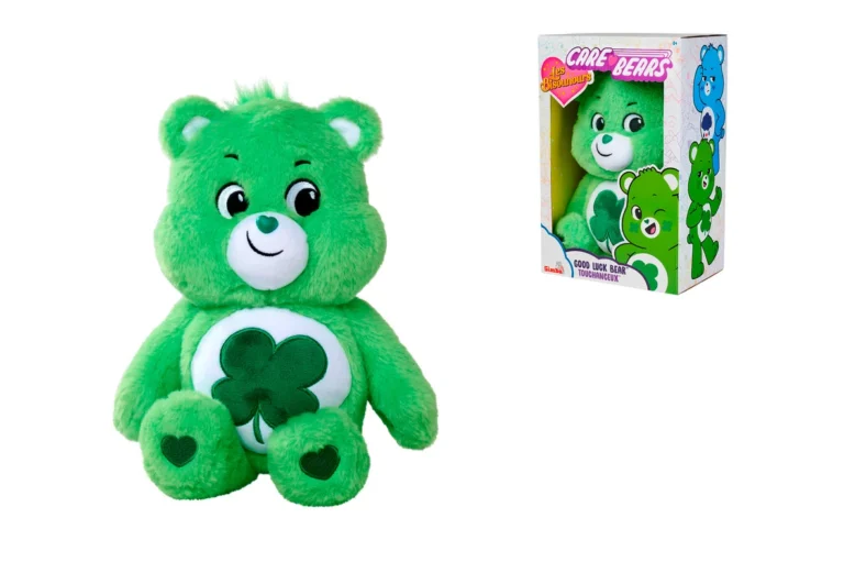 CARE BEAR - Good Luck Bear - BOX Plush 35cm