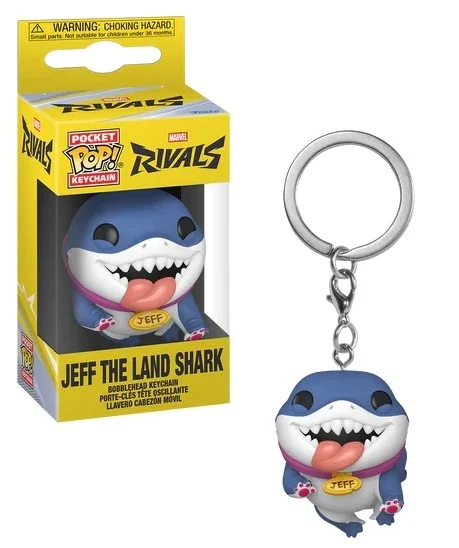 MARVEL RIVALS – Pocket Pop Keychain – Jeff the land shark