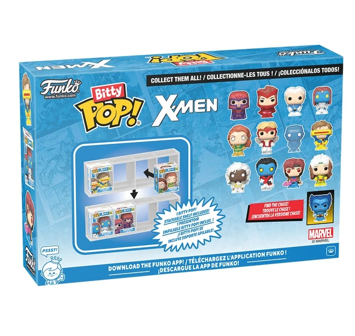 Funko Bitty Pop! MARVEL X-MEN - Phoenix – 4 Pack 2.5cm w/Chase - Afbeelding 2