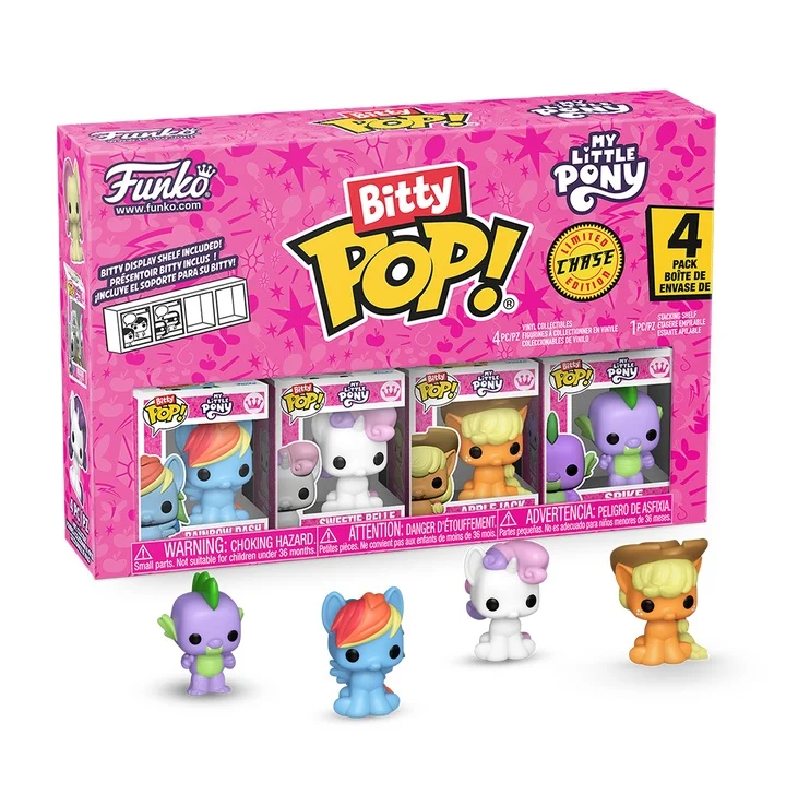 Funko Bitty Pop! MY LITTLE PONY - Rainbow Dash – 4 Pack 2.5cm w/Chase