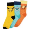 POKEMON - Eevee Evolution - Set van 3 paar sokken (maat 39-42)
