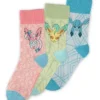 POKEMON - Eevee Evolution II - Set van 3 paar sokken (maat 35-38)