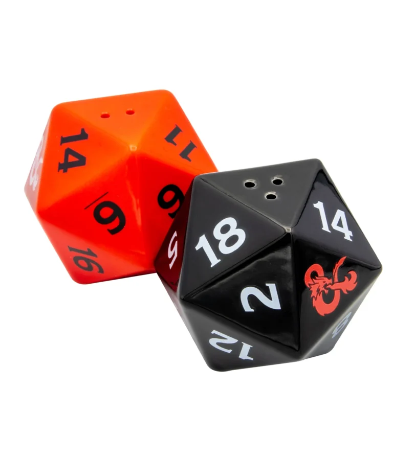 DUNGEONS & DRAGONS - D20 Dice - Peper- en zoutvaatje