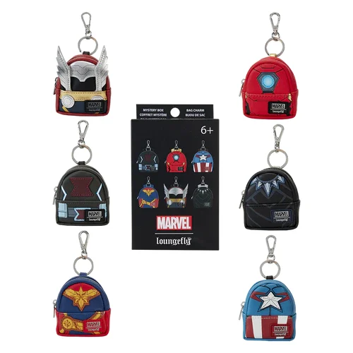 MARVEL - Mini Backpack Bag Charm Loungefly Mystery Box