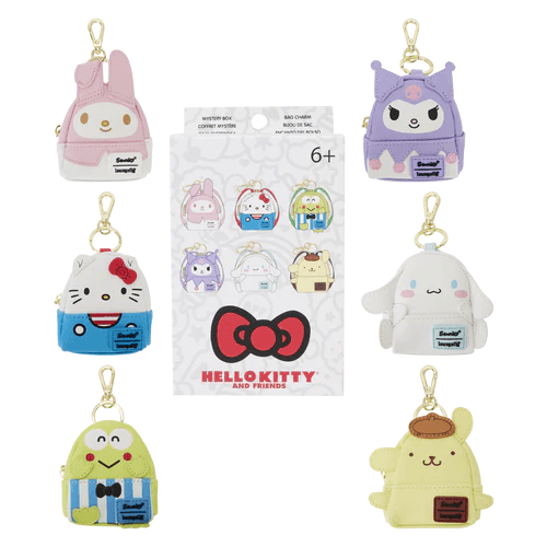 HELLO KITTY - Mini Backpack Bag Charm Loungefly Mystery Box