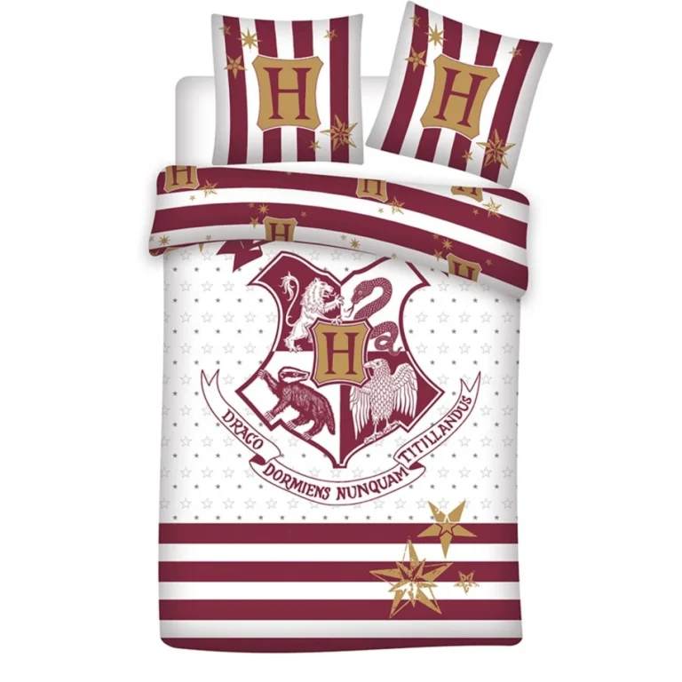 HARRY POTTER - Hogwarts - Duvet Cover 140X200 - '100% Bio Cotton'