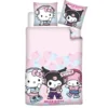 HELLO KITTY - Hello Kitty and Friend - Duvet Cover 140x200cm + 65x65cm