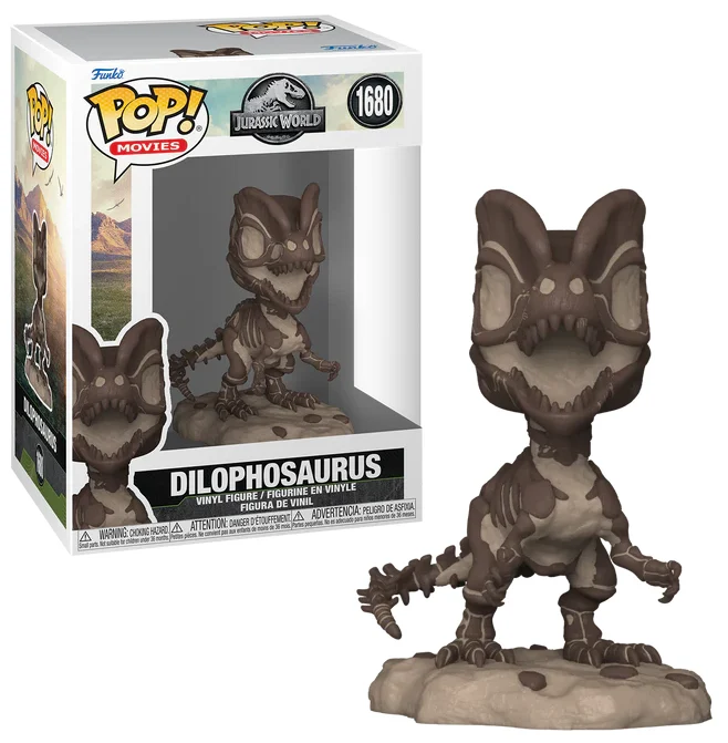 Funko Pop! Movies: Jurassic Park Fossil - Dilophosaurus (1680)