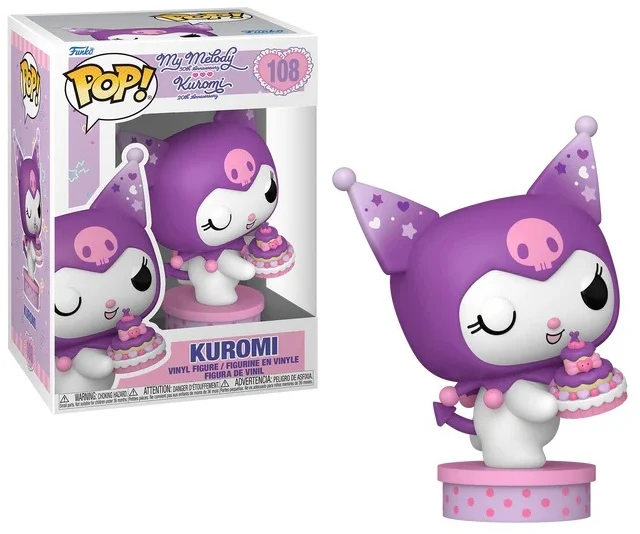 Funko Pop! Hello Kitty / Kuromi 20th anniv - Kuromi with Cake (108)