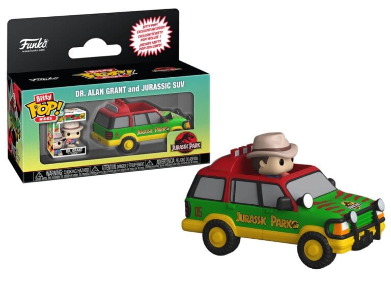 Funko Bitty Pop Ride - Jurassic Park - Jurassic SUV with Dr. Grant