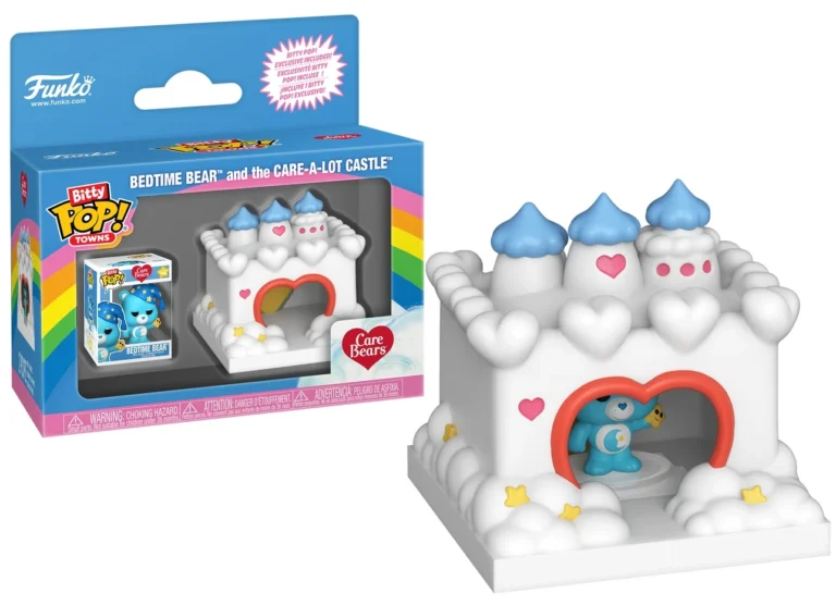 Funko Bitty Pop Town - CARE BEARS - Care-A-Lot Castle with Bedtime Bear