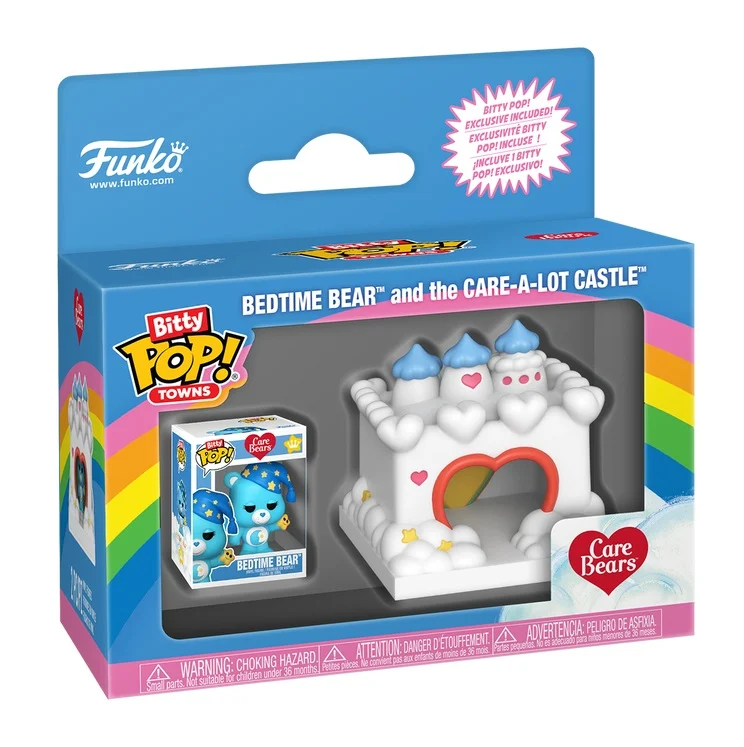 Funko Bitty Pop Town - CARE BEARS - Care-A-Lot Castle with Bedtime Bear - Afbeelding 2