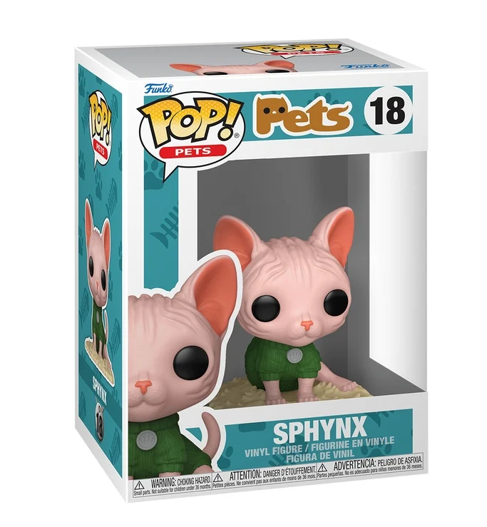 Funko Pop! PETS - Sphynx Cat (18) - Afbeelding 2