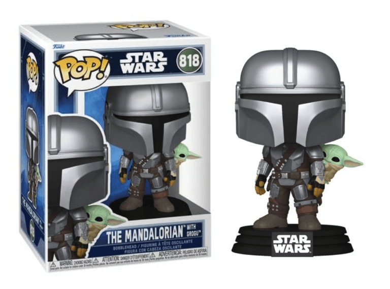 Funko Pop! Star Wars - Mangalorian & Grogu - Mandalorian With Grogu (818)