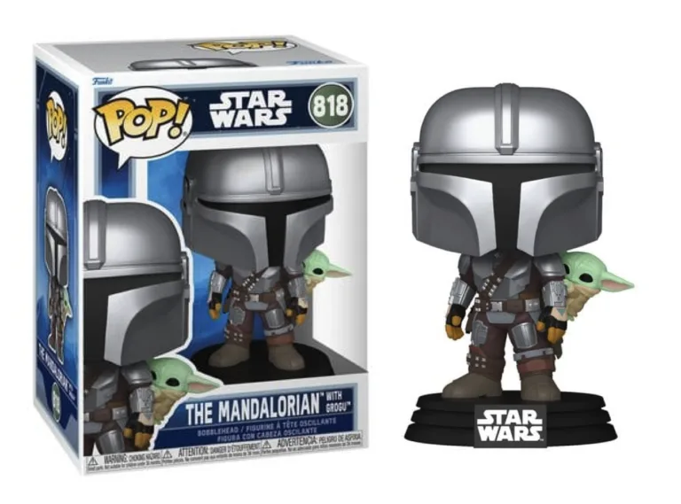 Funko Pop! Star Wars - Mangalorian & Grogu - Mandalorian With Grogu (818)