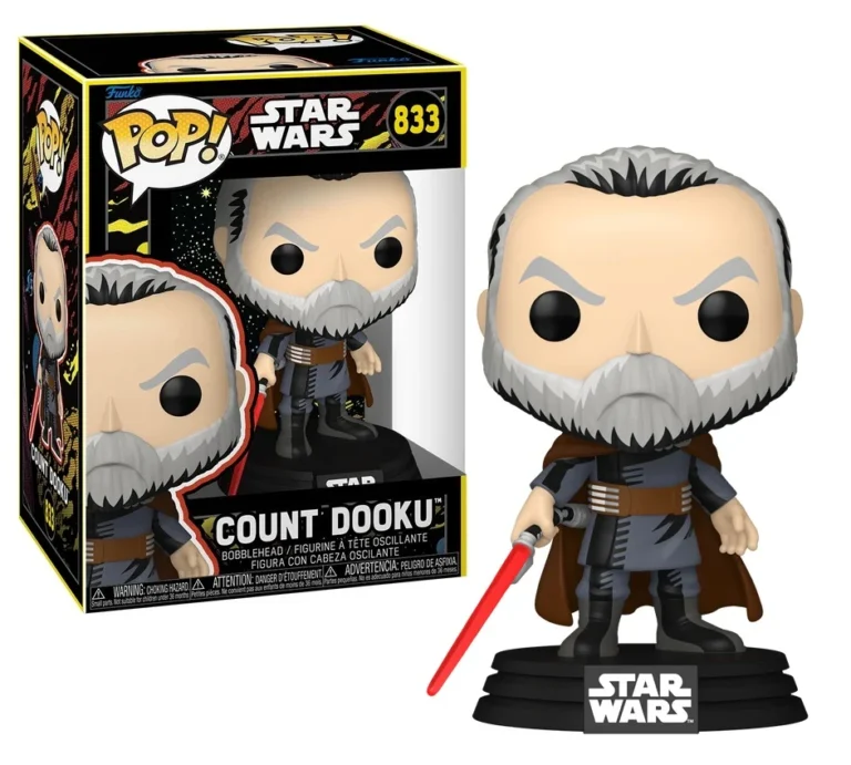 Funko Pop! Star Wars - MAY THE FOURTH - Count Dooku (Retro) (833)