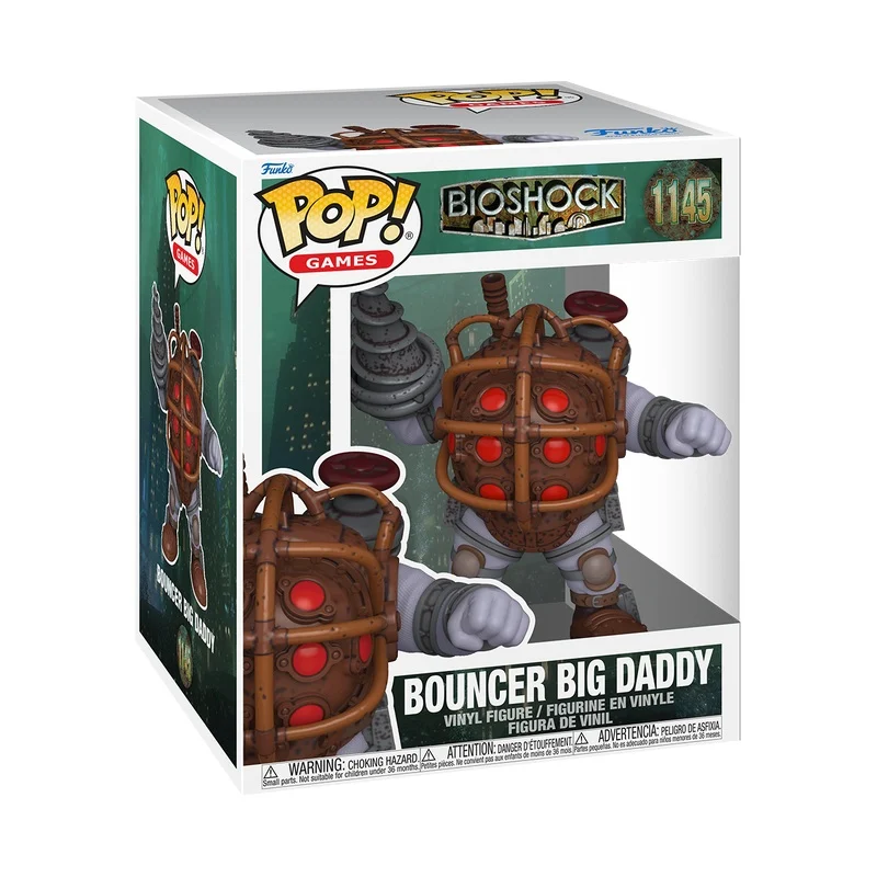 Funko Pop! Super 6" - BIOSHOCK - Bouncer Big Daddy (1145) - Afbeelding 2
