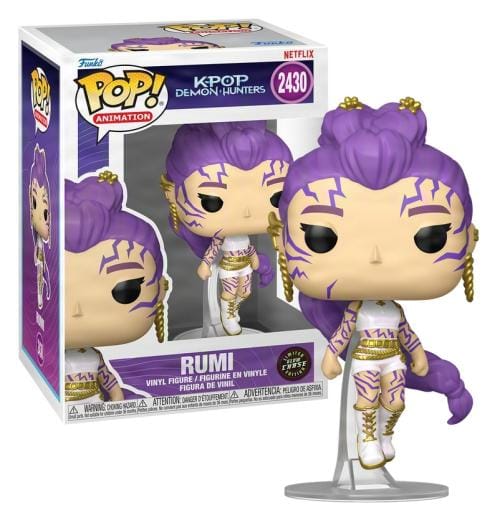 Funko Pop! Animation – KPOP DEMON HUNTERS – Rumi (2430) w/ Chase - Afbeelding 2