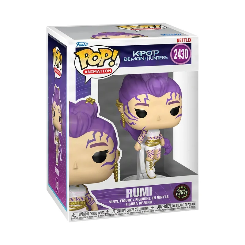 Funko Pop! Animation – KPOP DEMON HUNTERS – Rumi (2430) w/ Chase - Afbeelding 4
