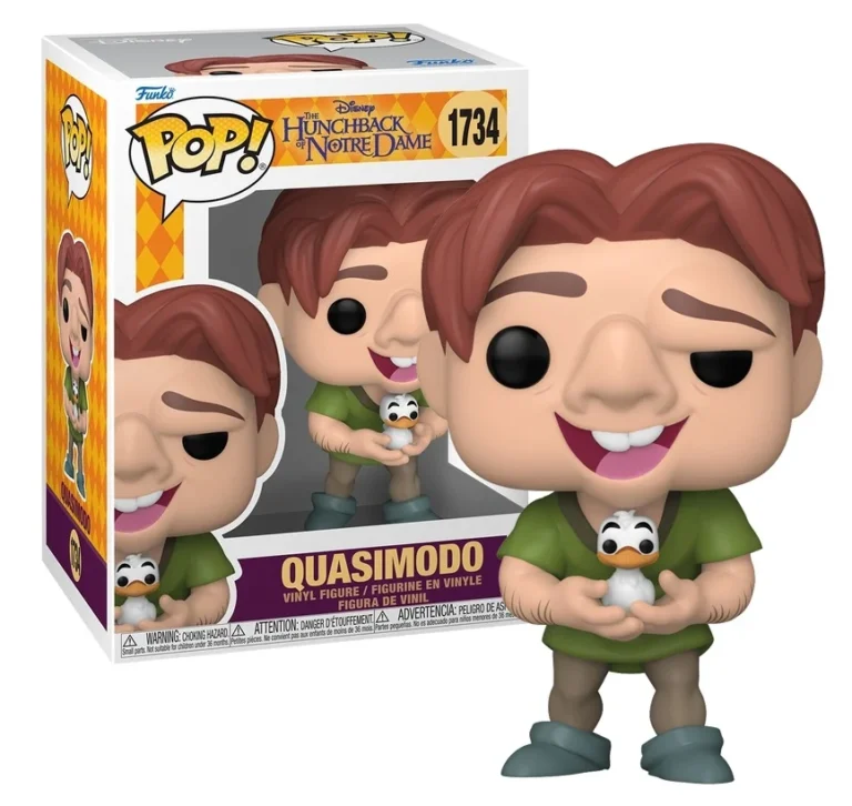 Funko Pop! HUNCHBACK OF NOTRE DAME - Quasimodo with bird (1734)