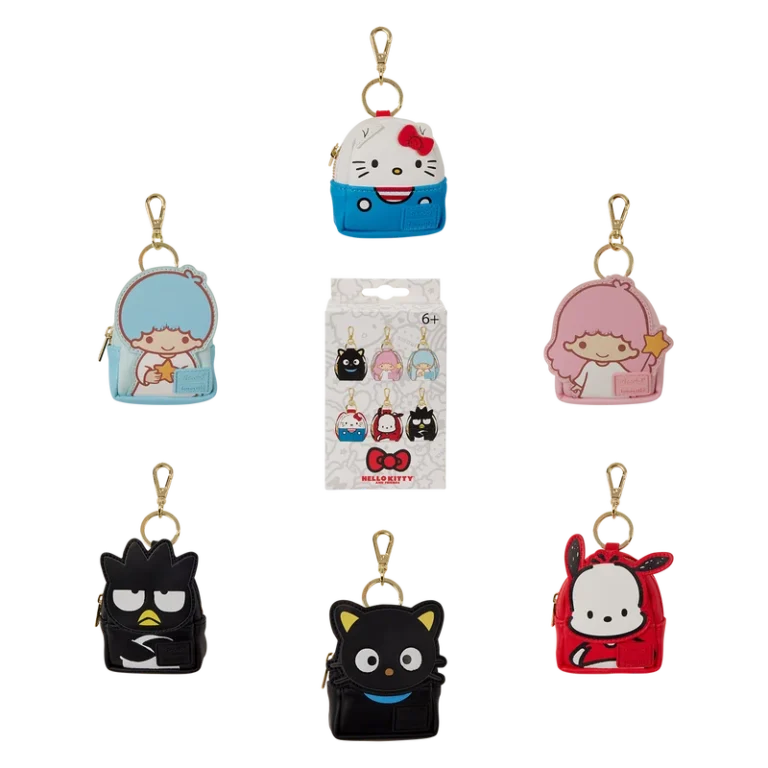 HELLO KITTY - Sanrio - Mini Backpack Bag Charm Loungefly Mystery Box