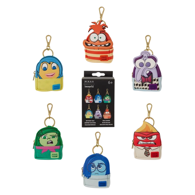 DISNEY - Inside Out 2 - Mini Backpack Bag Charm Loungefly Mystery Box