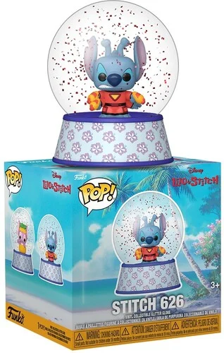 Funko Pop! STITCH - Mini Glitter Globe - 1 figuur