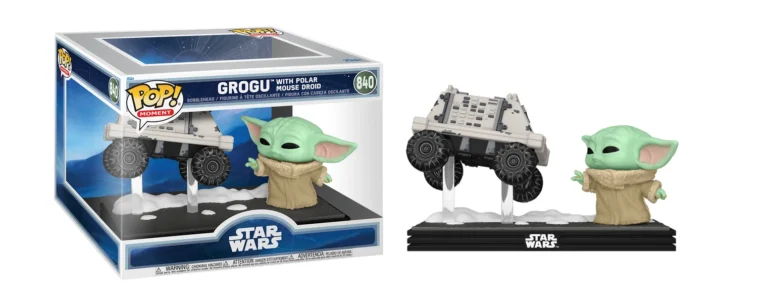 Funko Pop! Moment - Star Wars - Mangalorian & Grogu - Grogu w/ Polar Mouse Droid (840)