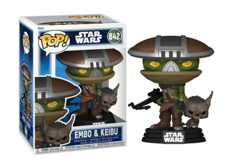Funko Pop! Star Wars - Mangalorian & Grogu - Embo & Keibu (842)