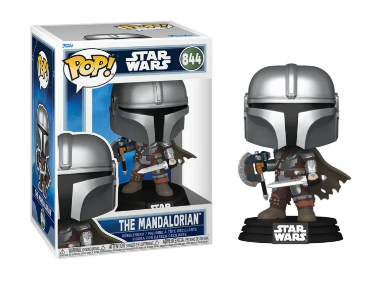 Funko Pop! Star Wars - Mangalorian & Grogu - The Mandalorian Dual Wield (844)