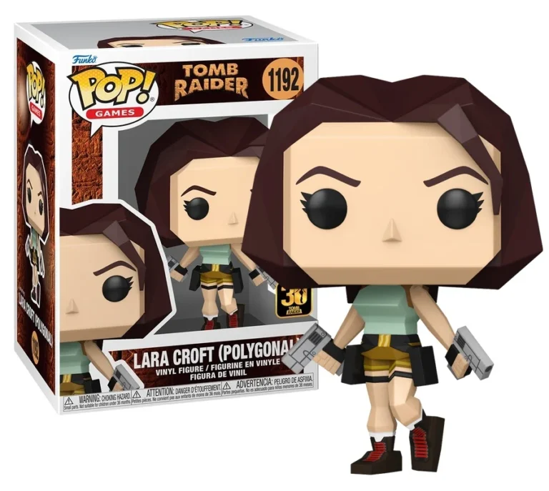 Funko Pop! Games – TOMB RAIDER – Lara Croft (Polygon) (1192)