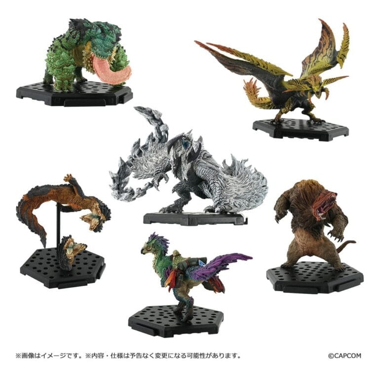 MONSTER HUNTER - 6 figurines - 10 tot 15cm - Volume 27