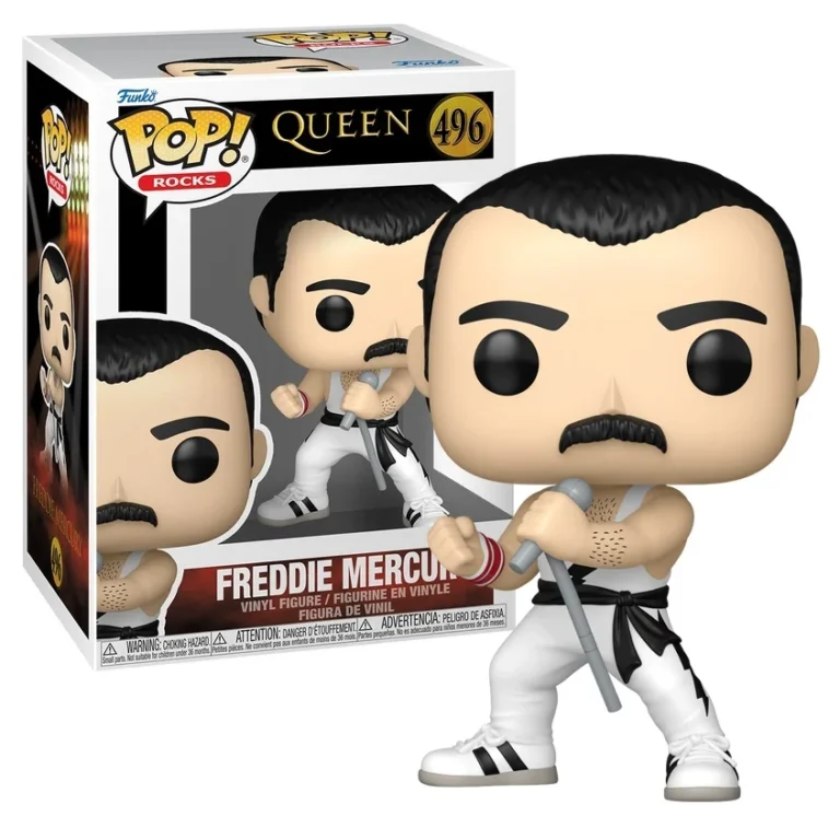 Funko Pop! Rocks - QUEEN - Freddy Mercury White Singlet (496)