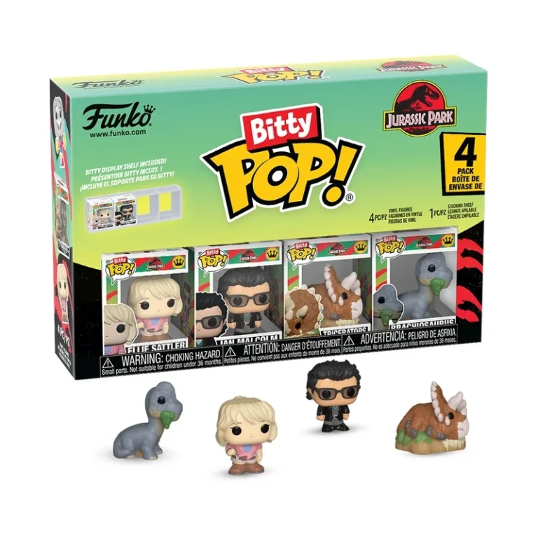 Funko Bitty Pop! JURASSIC PARK - Ellie Sattler – 4 Pack 2.5cm
