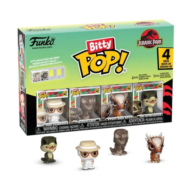 Funko Bitty Pop! JURASSIC PARK - John Hammond – 4 Pack 2.5cm