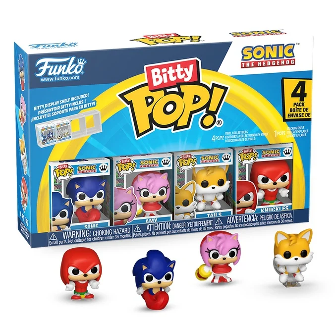 Funko Bitty Pop! SONIC - Sonic - 4 Pack 2.5cm