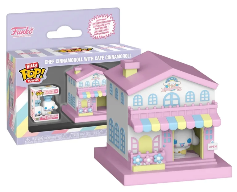 Funko Bitty Pop Town - HELLO KITTY - Cafe Cinnamoroll with Cinnamoroll