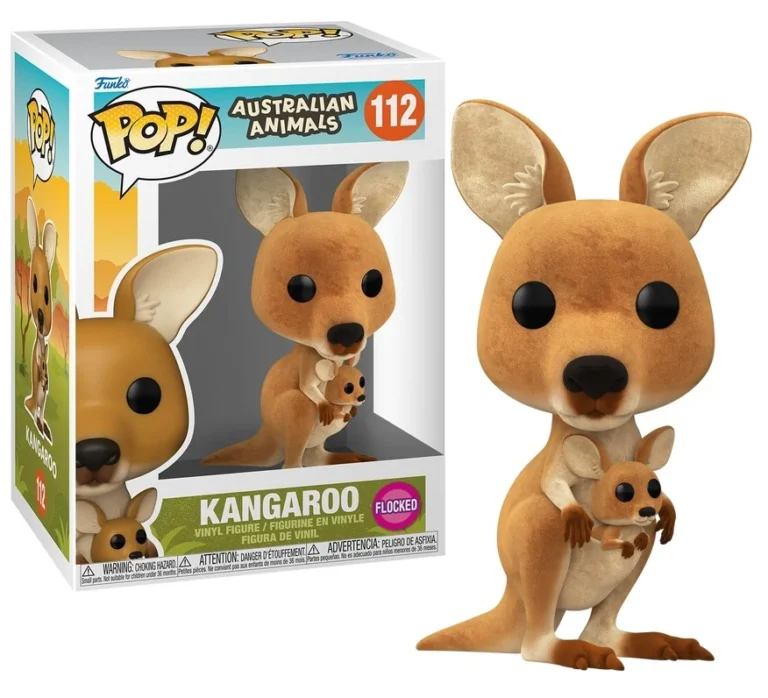 Funko Pop! AUSTRALIAN ANIMALS - Kangaroo (112) Flocked