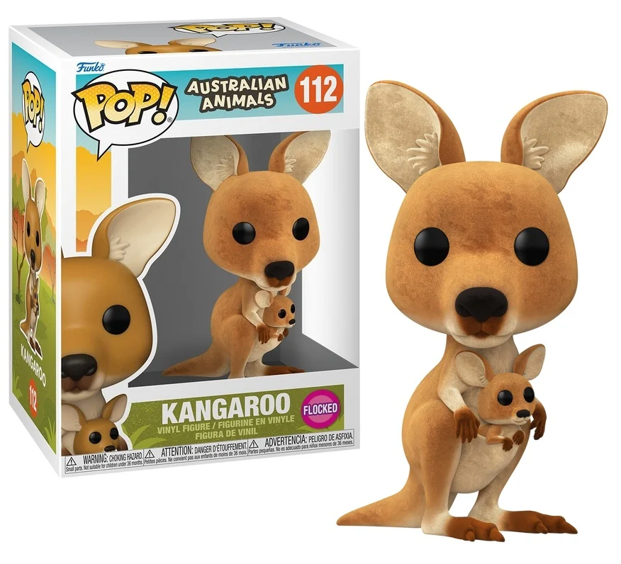 Funko Pop! AUSTRALIAN ANIMALS - Kangaroo (112) Flocked