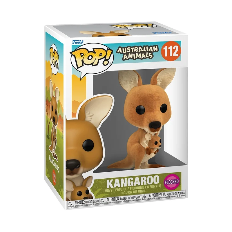 Funko Pop! AUSTRALIAN ANIMALS - Kangaroo (112) Flocked - Afbeelding 2