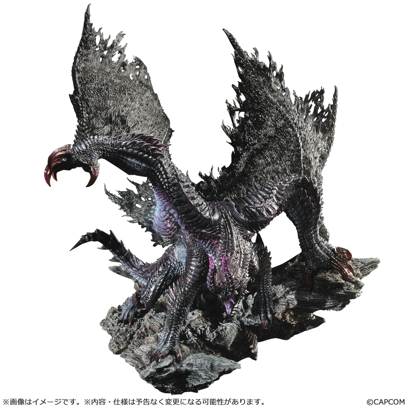 MONSTER HUNTER - Black Eclipse Wyvern Gore Magala - Statue 20.5 cm - Afbeelding 4
