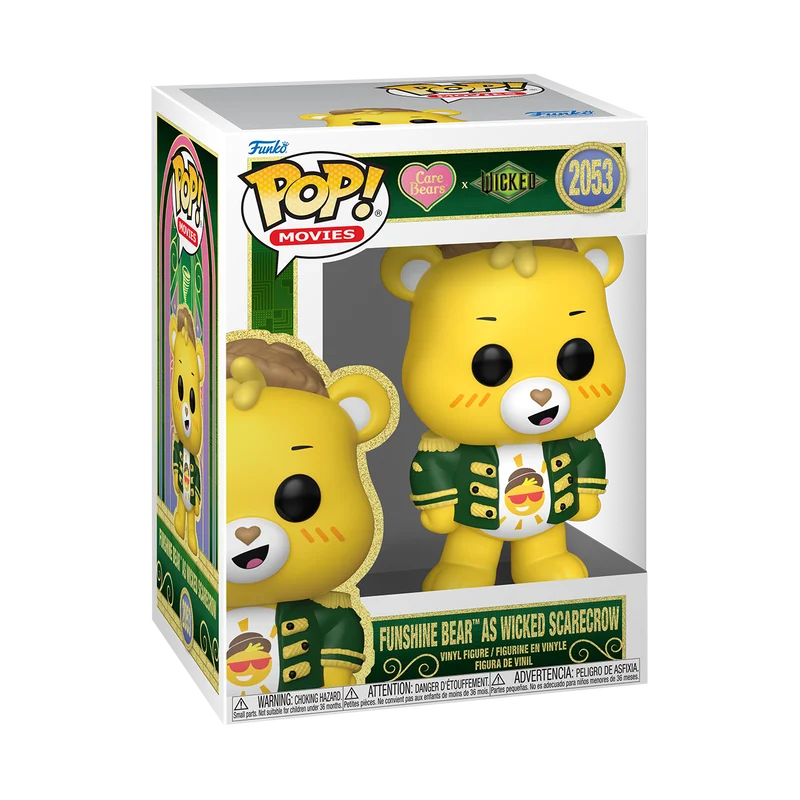 Funko Pop! Animation: WICKED CARE BEARS – Funshine Bear as Wicked Scarecrow (2053) - Afbeelding 2