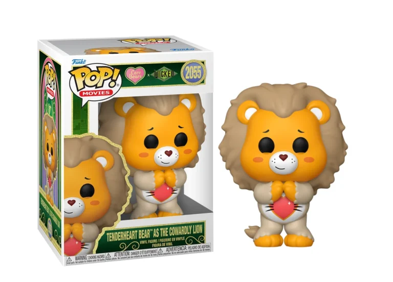 Funko Pop! Animation: WICKED CARE BEARS – Tenderheart Bear as the Cowardly Lion (2055)