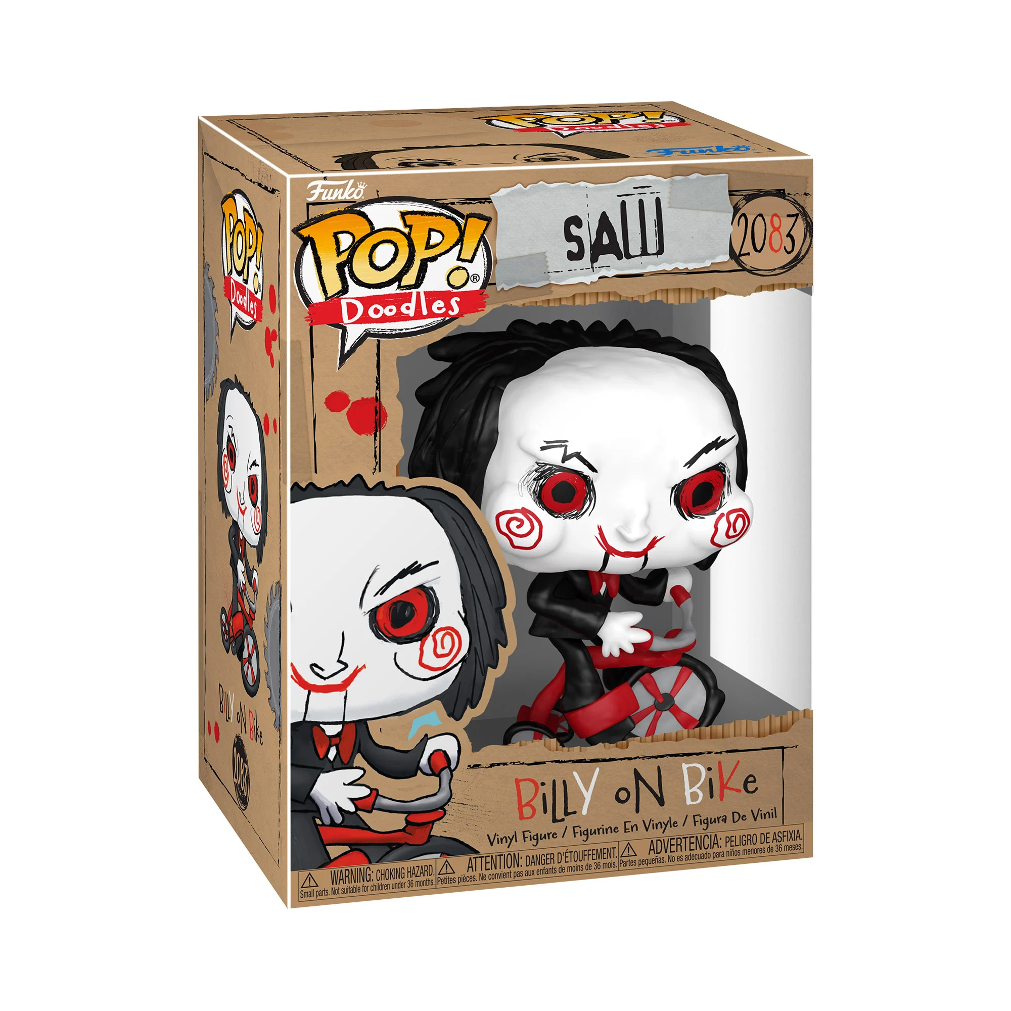 Funko Pop! SAW - Billy on Bike (Doodles) (2083) - Afbeelding 2