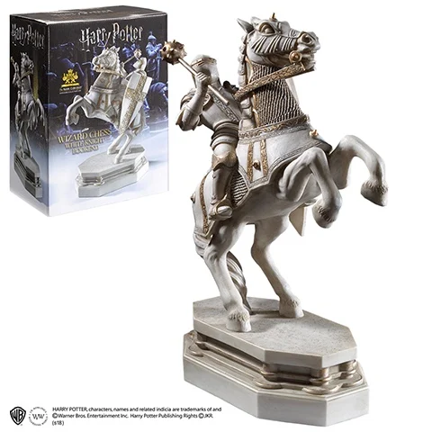 HARRY POTTER - Wizard Chess Knight Bookend - White